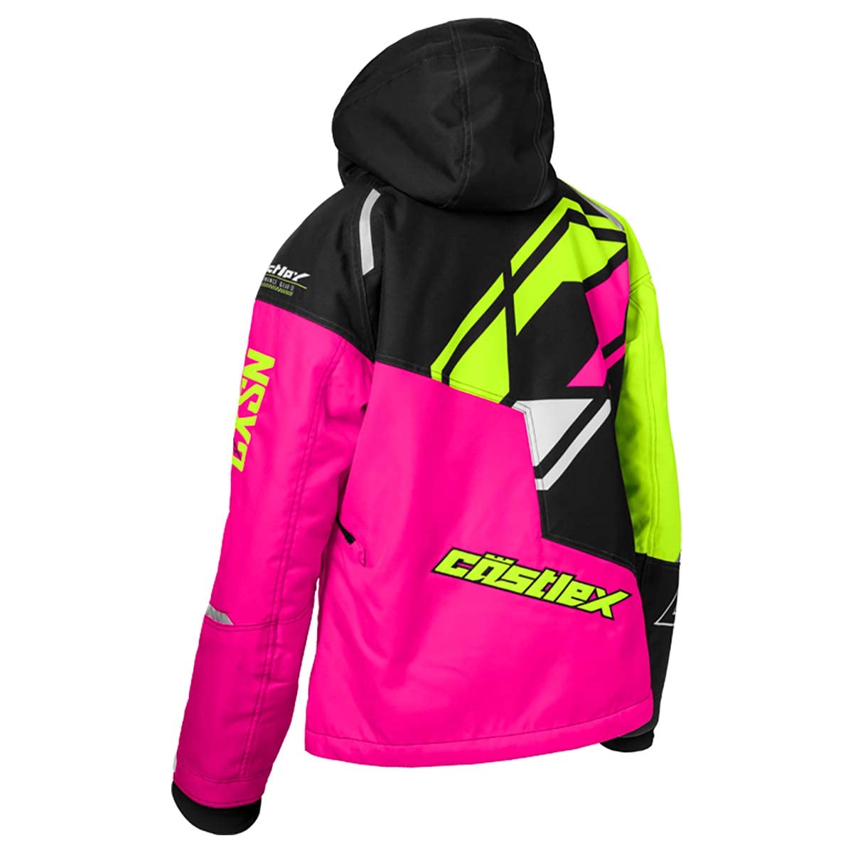 Amazon.com: Castle X Women's Code G4 Snowmobile Jacket (Pink Glo